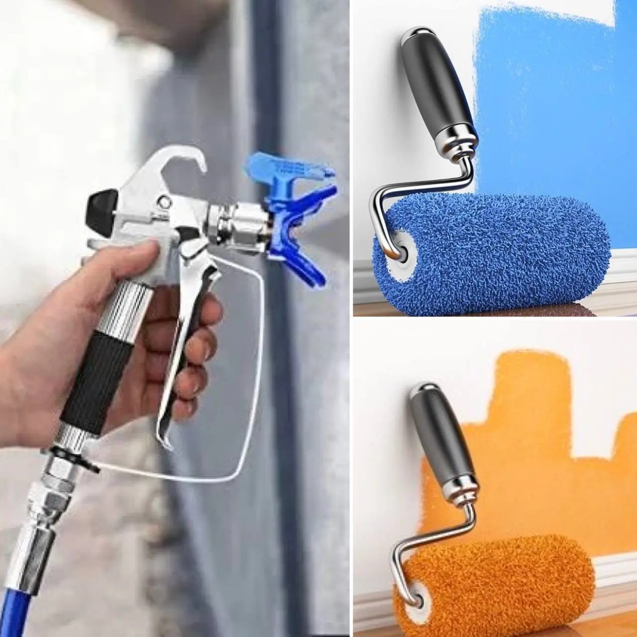Professional flood damage restoration painting with airless spraying in The Hague and Rotterdam - Top Resultaat Schildersbedrijf